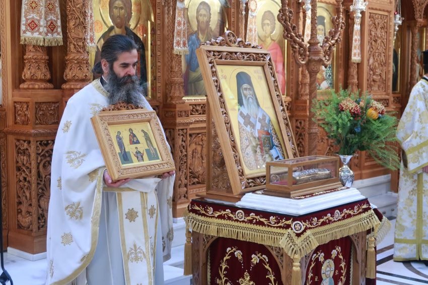 Υποδοχή Ιερού Λειψάνου του Αγίου Νεκταρίου Πενταπόλεως στον Ιερό Ναό Αγίου Δημητρίου Μπραχάμι