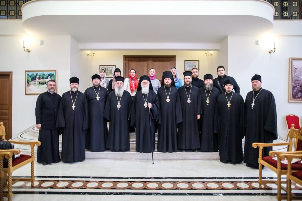 Αντιπροσωπεία υπό του Επισκόπου κ. Βίκτωρος στον Μακαριώτατο Αρχιεπίσκοπο Τιράνων, Δυρραχίου και Πάσης Αλβανίας  κ.κ. Αναστάσιο