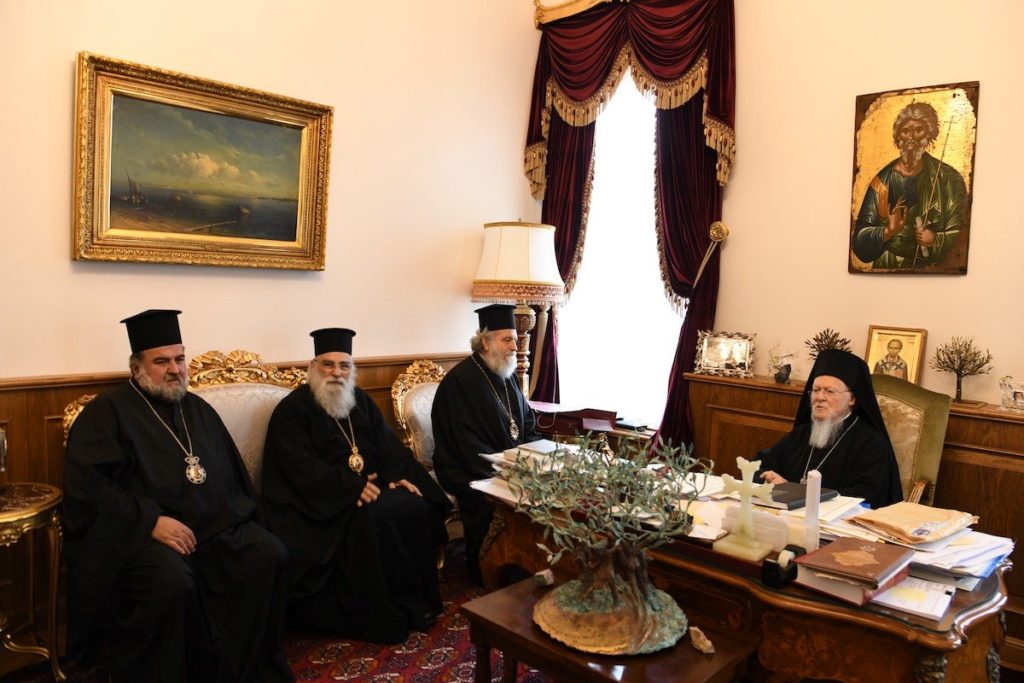 Οι Διάλογοι στη συνάντηση των Ιεροσολυμιτών Επισκόπων με τον Οικουμενικό Πατριάρχη  κ.κ. Βαρθολομαίο