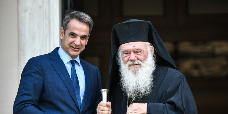 Αίτημα Προθυπουργού Κυριάκου Μητσοτάκη σε Μακαριώτατο Αρχιεπίσκοπο Αθηνών  κ.κ. Ιερώνυμο για τους Ιερούς Ναούς