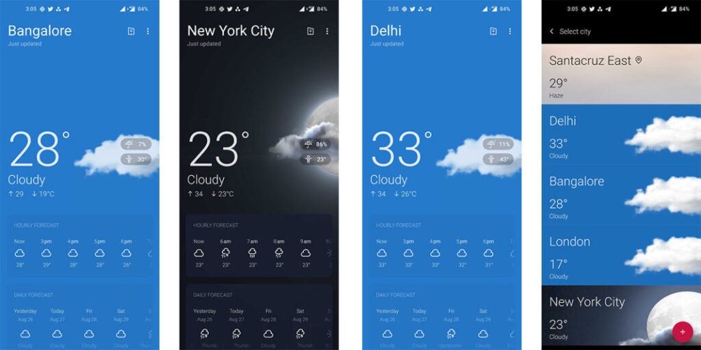 Αυτή είναι η ριζικά ανανεωμένη εφαρμογή καιρού στα smartphones της OnePlus