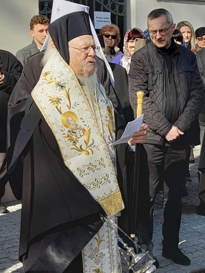 Ο Παναγιώτατος Οικουμενικός μας Πατριάρχης κ.κ. Βαρθολομαίος στον Ιερό Ναό Αγίου Ιωάννου της Κλίμακος Βαρσοβίας